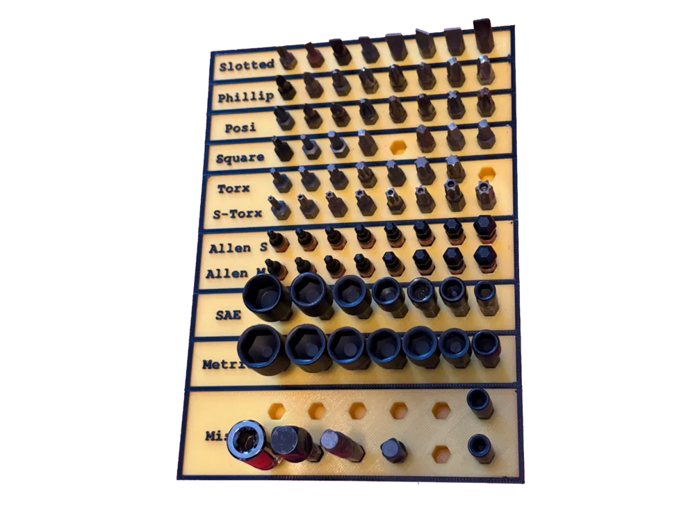 Modular Hex Bit Storage System - Free 3D Print Model - MakerWorld
