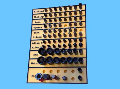 Modular Hex Bit Storage System