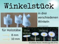 für 8 mm Holzstab
