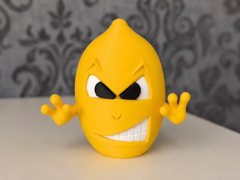 Bad Lemon  Funny Lemon Character