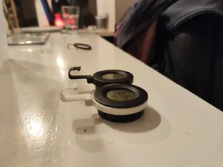 Hygrometer Mount + Clip for Ikea Samla Box 