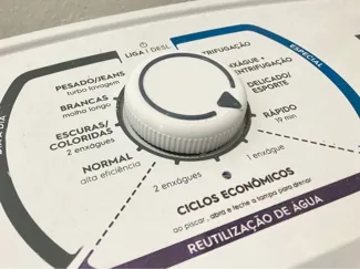 Botão Seletor de Máquina de Lavar (Reposição)