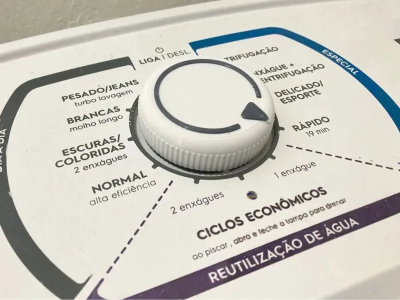 Botão Seletor de Máquina de Lavar (Reposição)