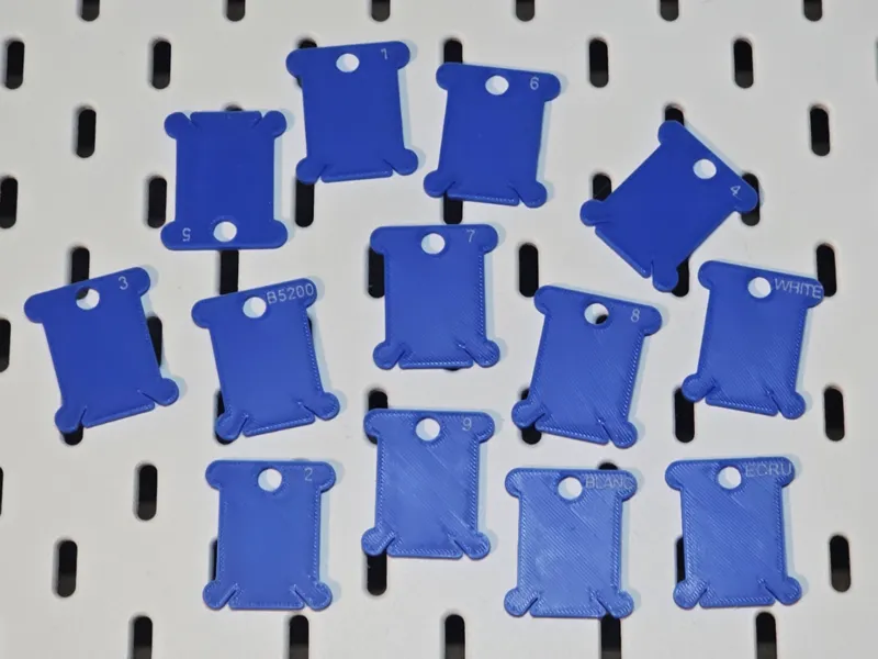 DMC Floss Bobbins complete standard set