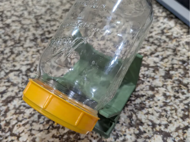 Remix seed sprouting jar to fit wide mouth jars.