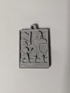 Ornament Version (Roughly 200% scaled Keychain version)