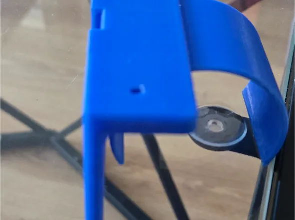 Balcony hand rail solar lamp clamp v1