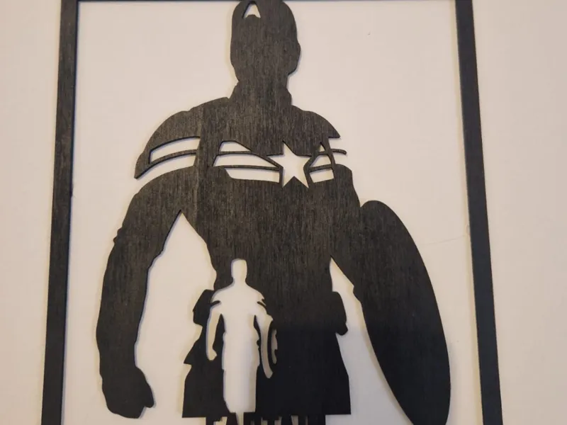 Captain America Wandbild