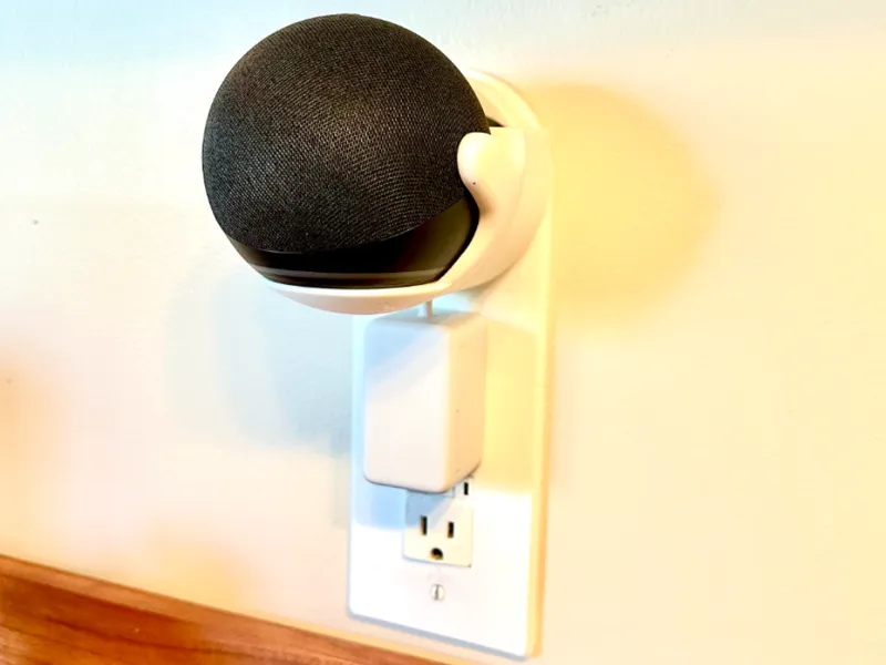 Single Gang Echo Dot Ball Holder
