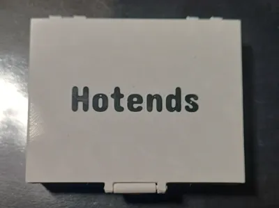 Storage box for 3 hotends for the A1
