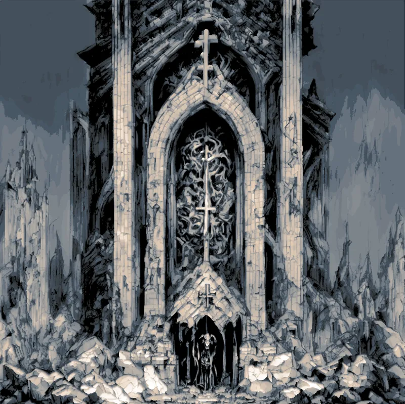 Ruined Mausoleum (Filament Painting) - HueForge