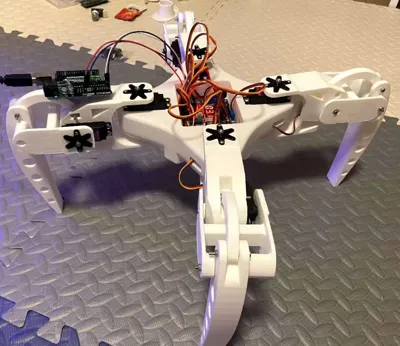 Quadrupedal spider robot