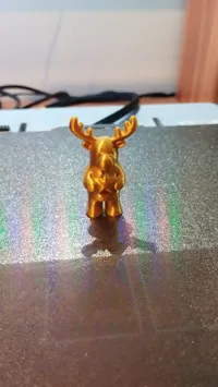 Figurine élan étoile blanche de Noël — photo 2