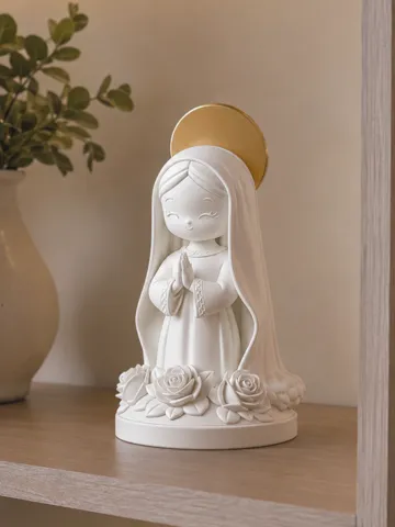 Figura decorativa: Cute Virgin Mary – 3D Printable Figure — vista de referencia 2