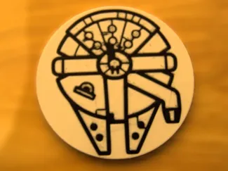 Millennium Falcon Star Wars Coaster