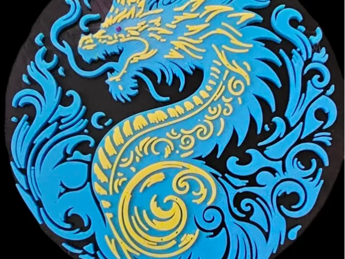 Tribal Dragon Wall art