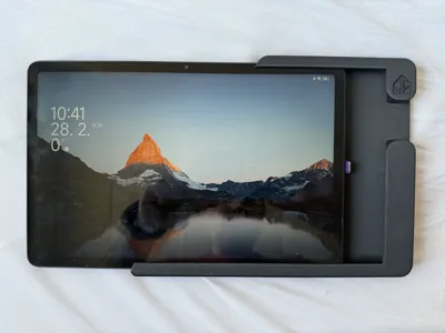 XIAOMI Pad 7 muurbeugel | XIAOMI PAD 7 Pro | Designer muurbeugel | Tablet muurbeugel, smart home, slank, modern, wit/zwart, schuifbaar - België