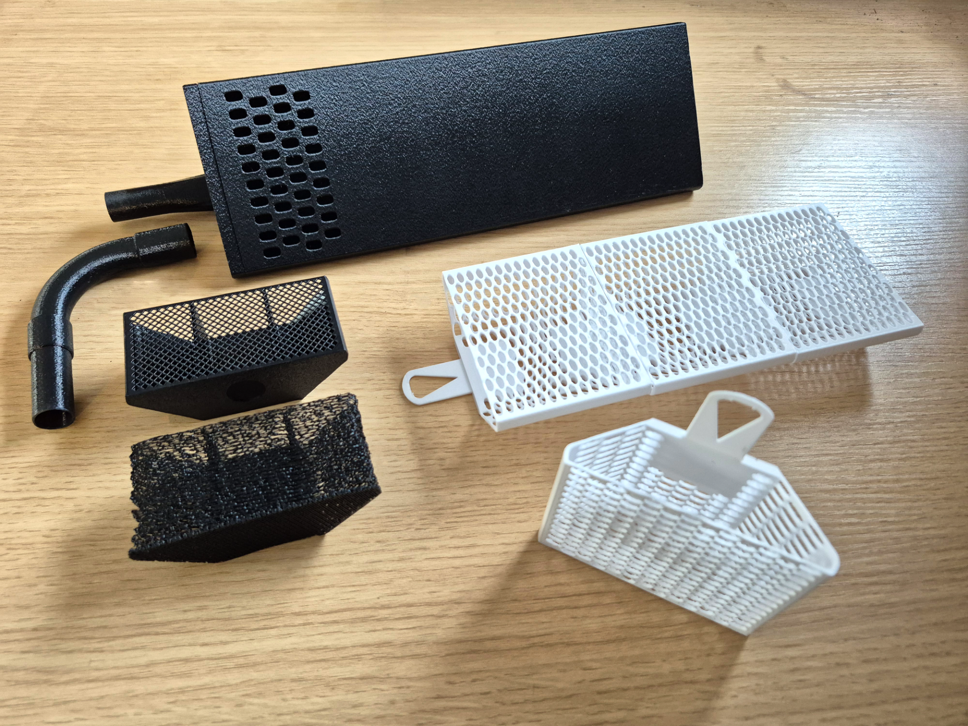 Corner Aquarium Filter V2 (air-powered)