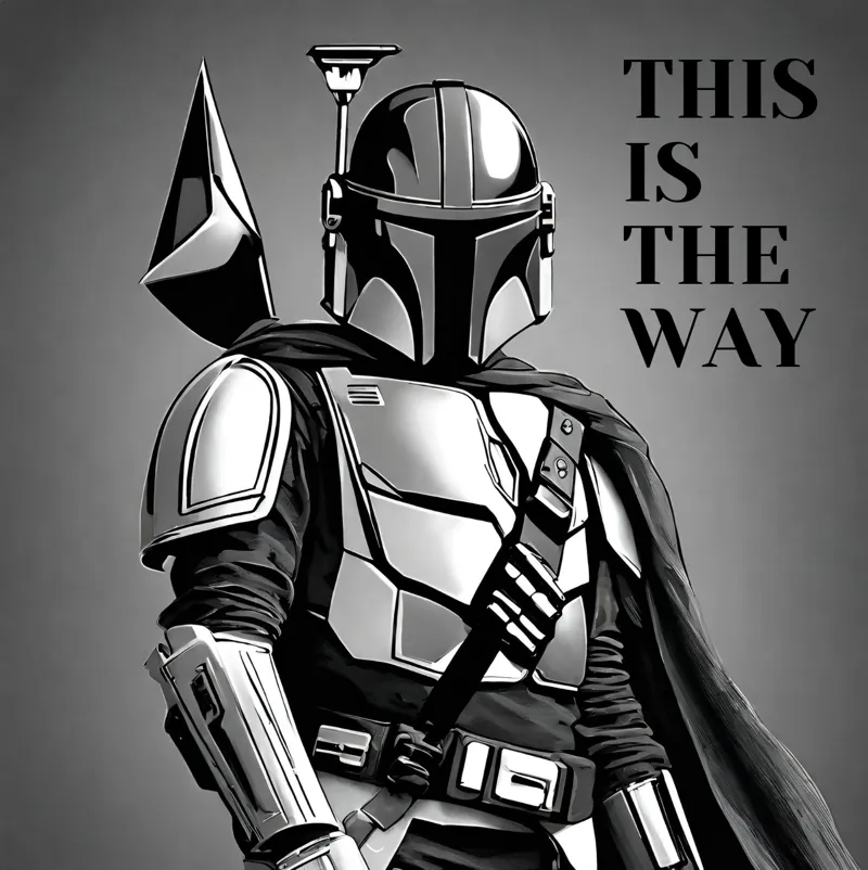 HueForge Mandalorian 