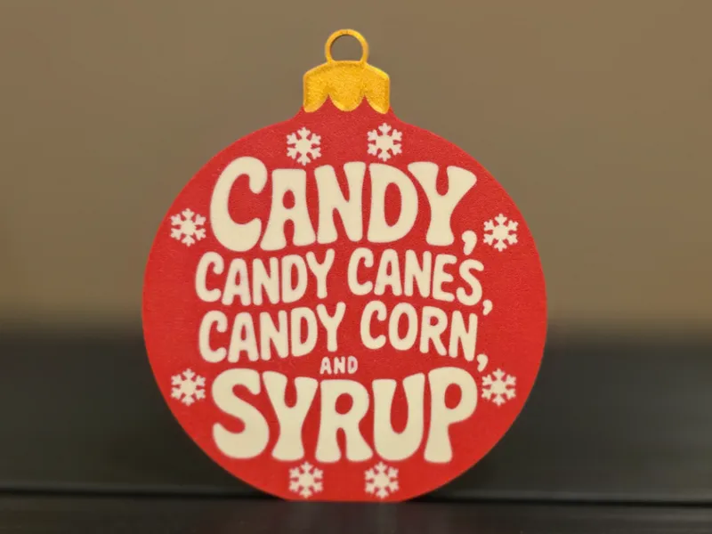 Elf Movie - Food Groups Ornament