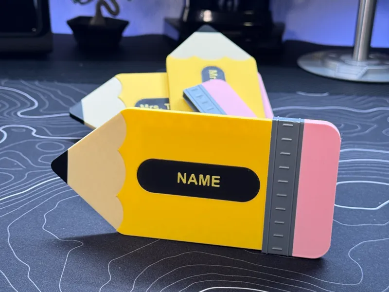 Pencil Gift Card Holder