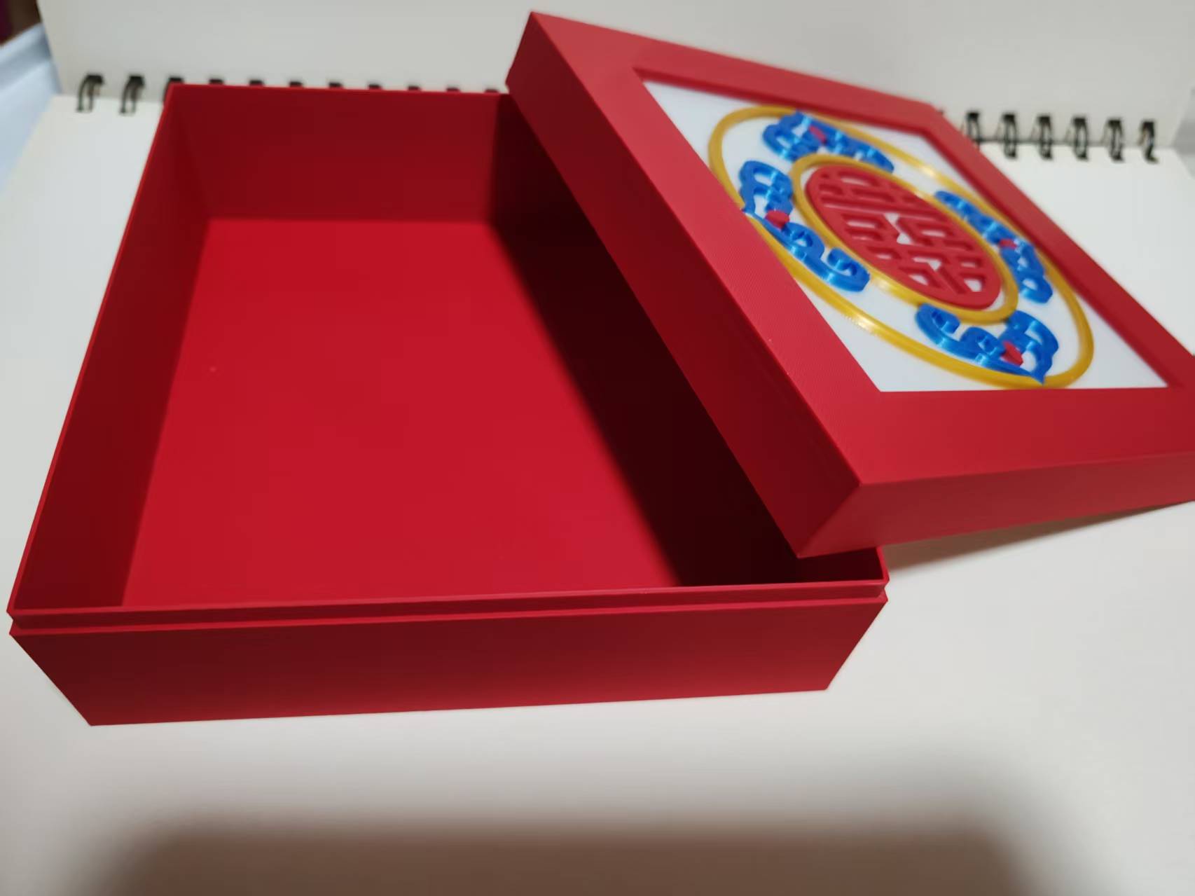Miniatura 3 do modelo 3D 中式掐丝珐琅喜盒