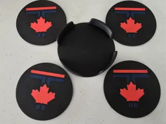 Toronto Blue Jays City Connect logo coasters