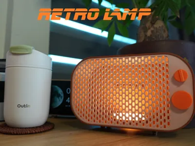 Retro Ambient Radio Lamp