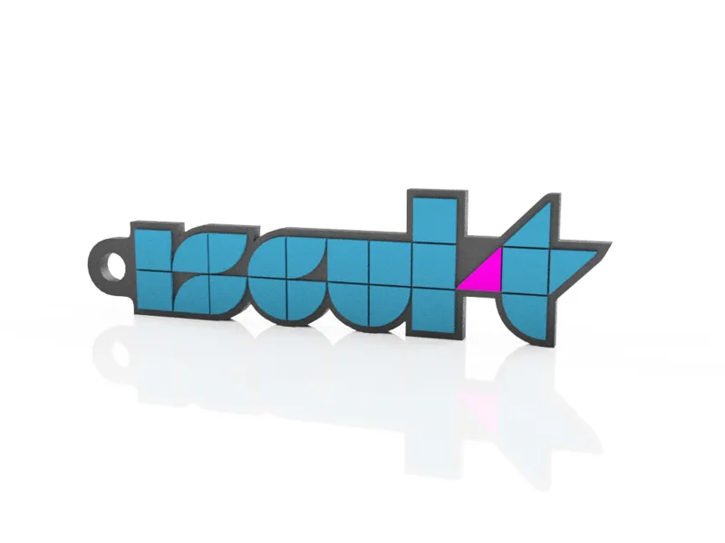 The Finals - ISEUL-T Sponsor Logo - Keyring