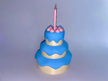 Letrero o emblema decorativo: Celebration cake — vista de referencia 3