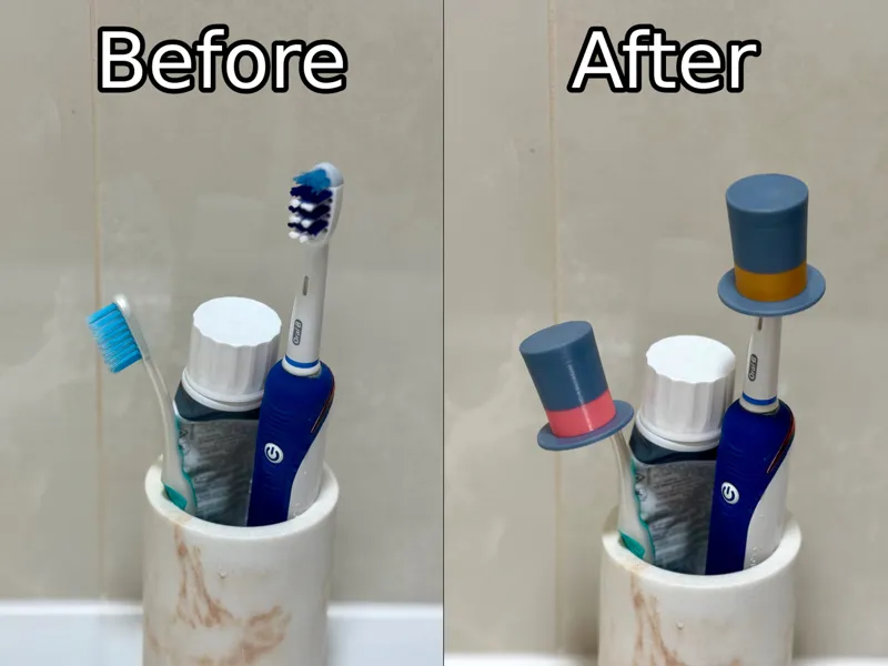 Toothbrush Cover – Lincoln Top Hat Style