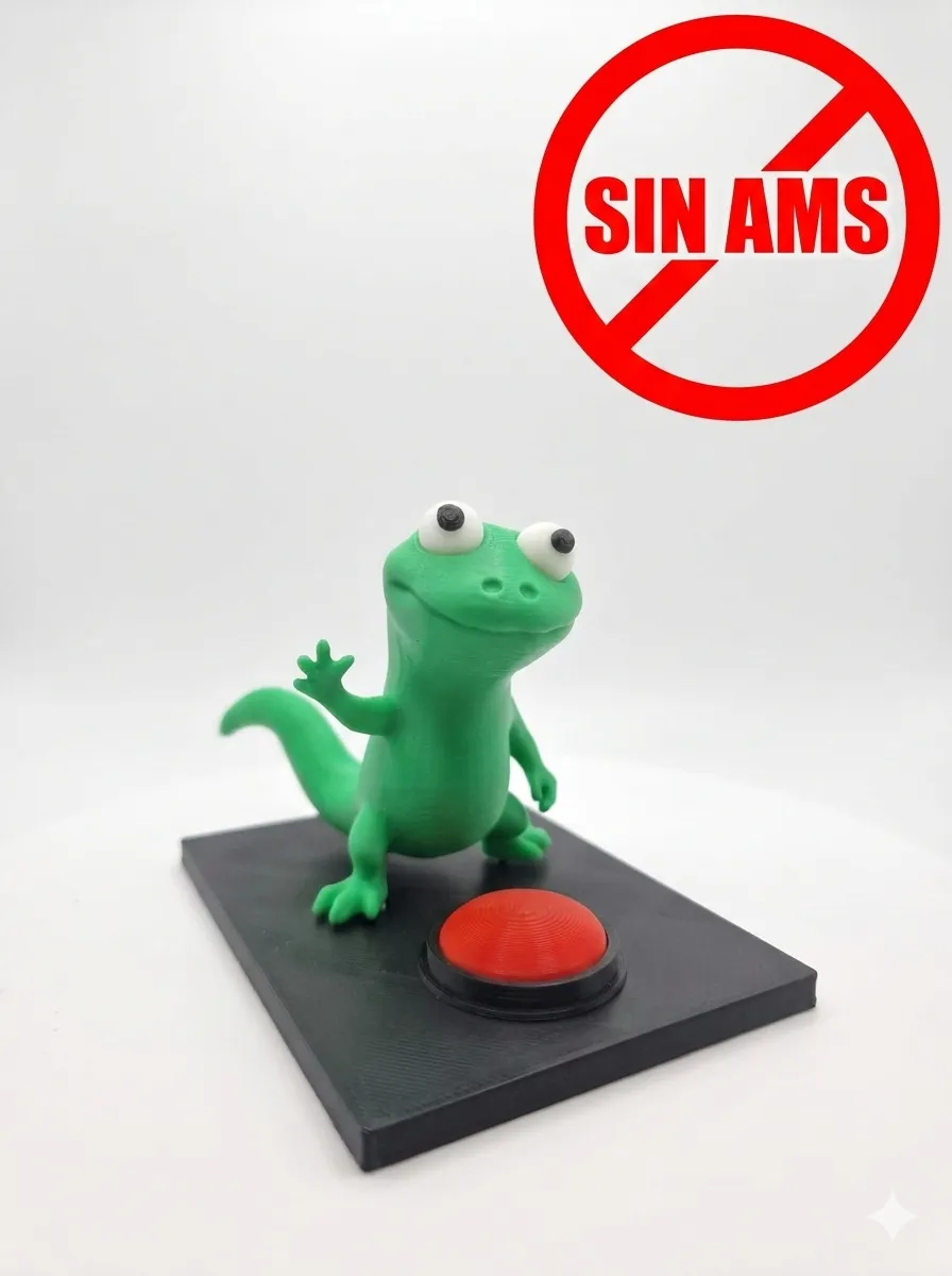 Lizard Real Button Lizard+button-Lizard button. - Free 3D Print Model - MakerWorld