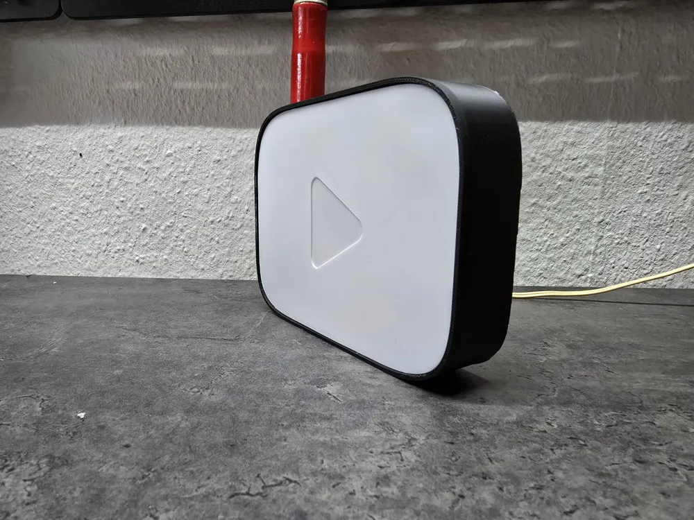 Youtube Button Lightbox by D1000MakerWorld: Download Free 3D Models
