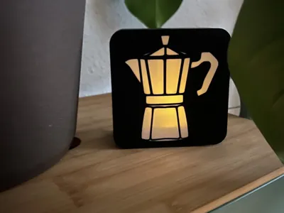 Espresso Tealight Lamp