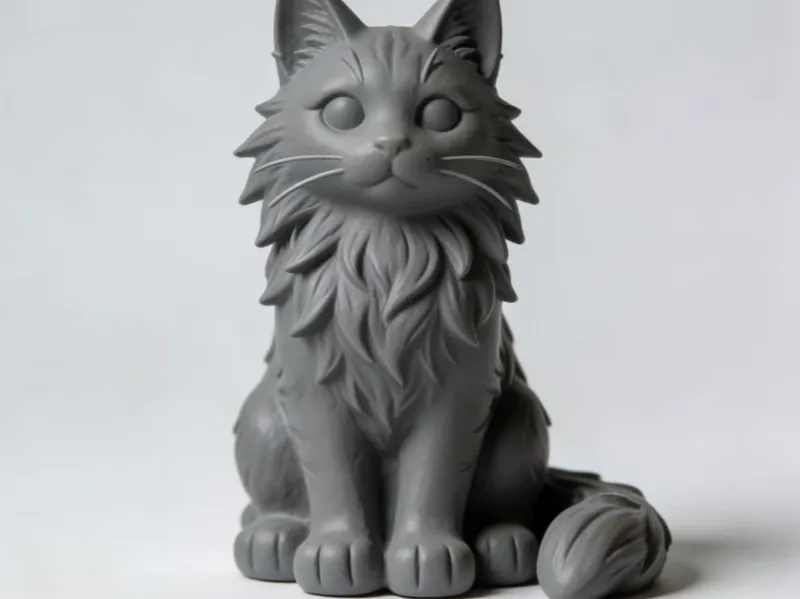 坐姿缅因猫
