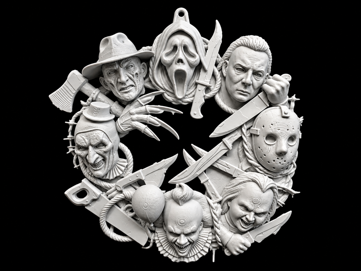 Horror Villain Wreath - 1