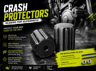 Tamponi anti-caduta per supermoto - sliders