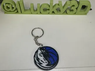 Dallas Mavericks Team Logo Keychain