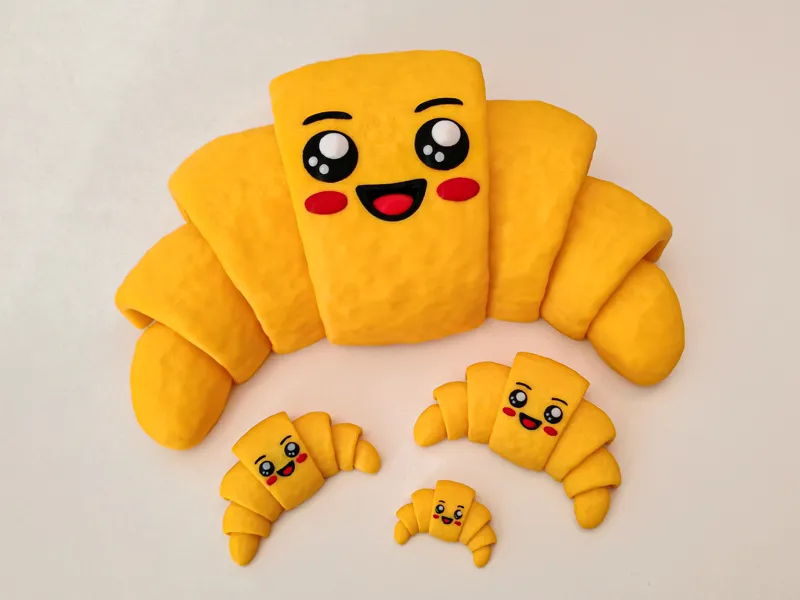 Happy Lagun | Flexi Croissant Toy