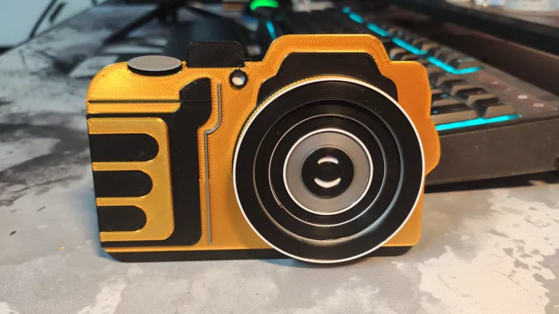 Golden DSLR Camera Award/Trophy - Painted AMS Ready (4 colors)