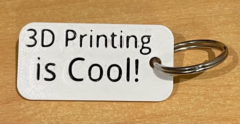 3D Printing is Cool! Keyring