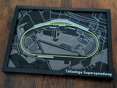 Talladega Superspeedway 3D Miniature