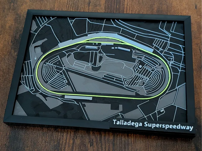 Talladega Superspeedway 3D Miniature