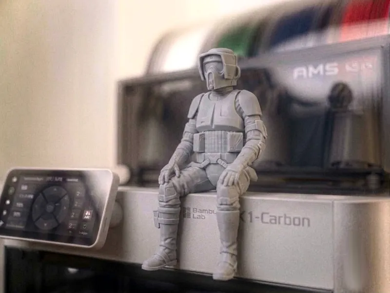 Sitting Scout Trooper 