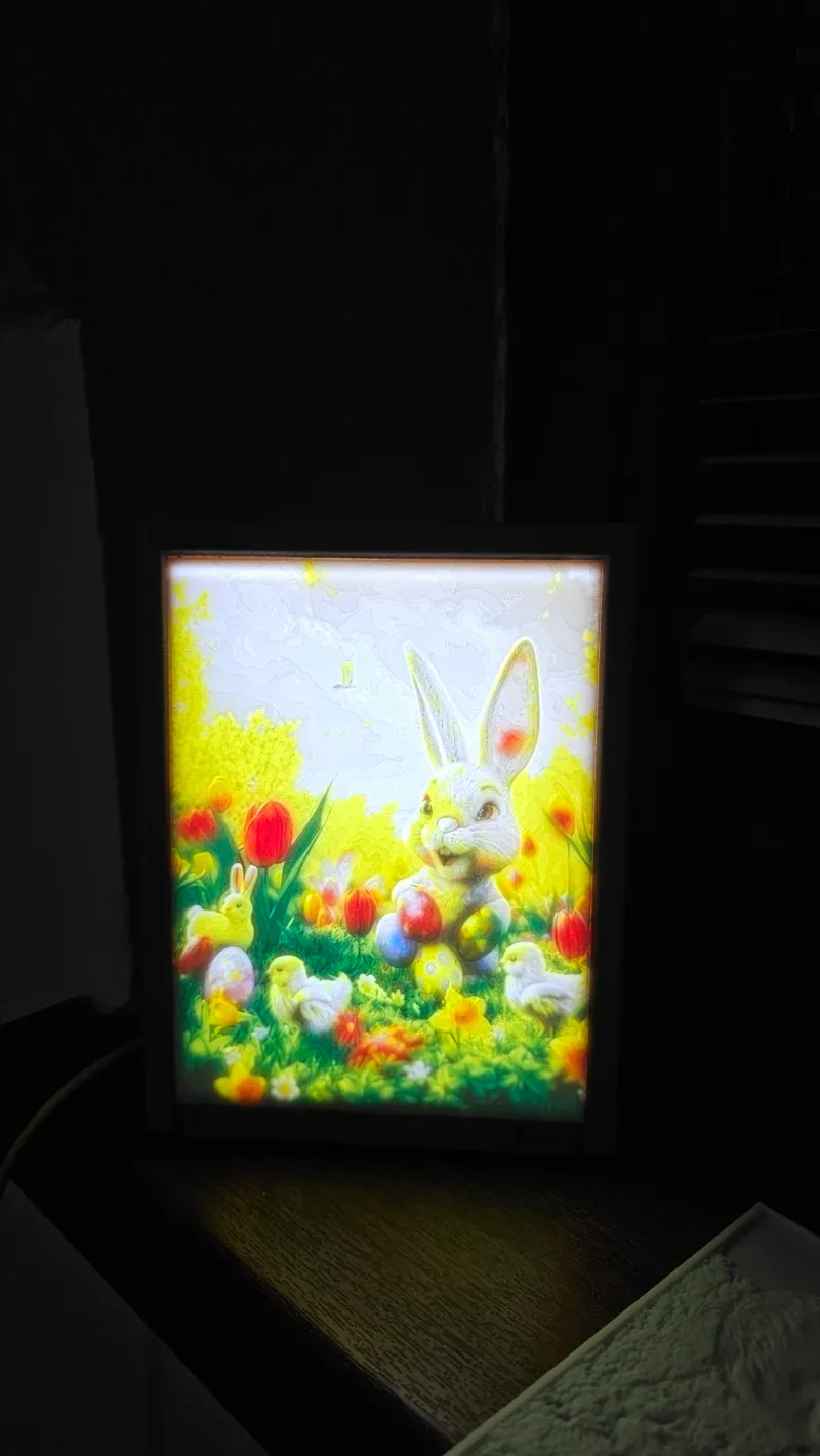 Easter Bambulab CMYK Lithophane