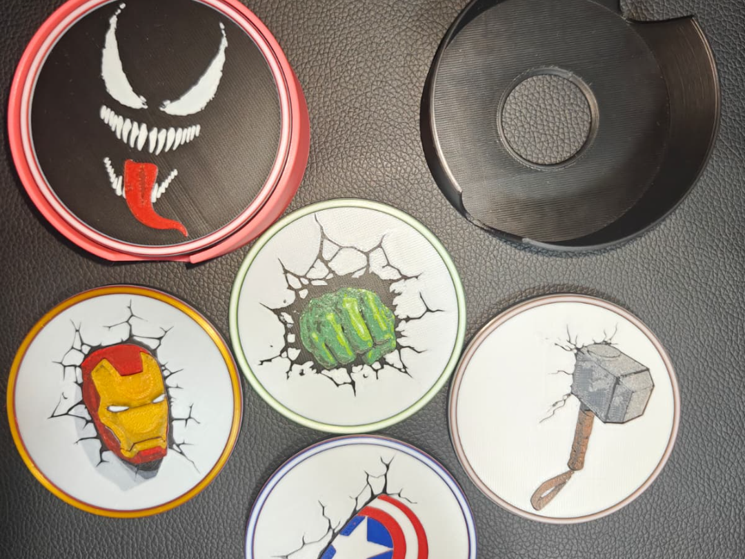 Coaster Holder 3 sizes (x4, x6 & x8 pcs)