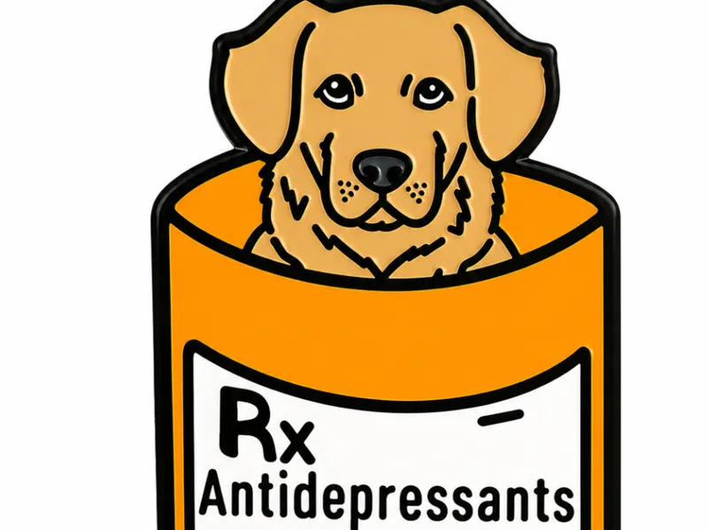 Golden Retriever RX Badge Reel Cover