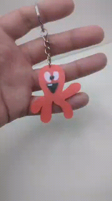llavero de pulpo de la serie de pocoyo