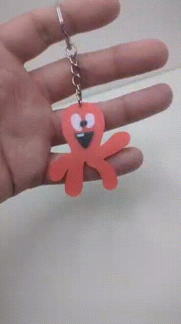 llavero de pulpo de la serie de pocoyo