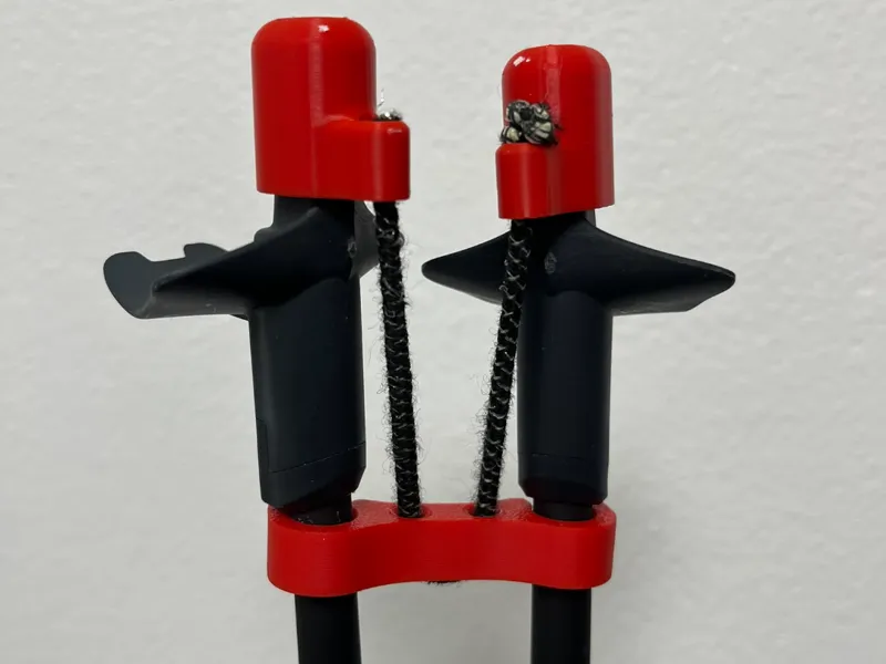 Cross-country ski poles protective cover